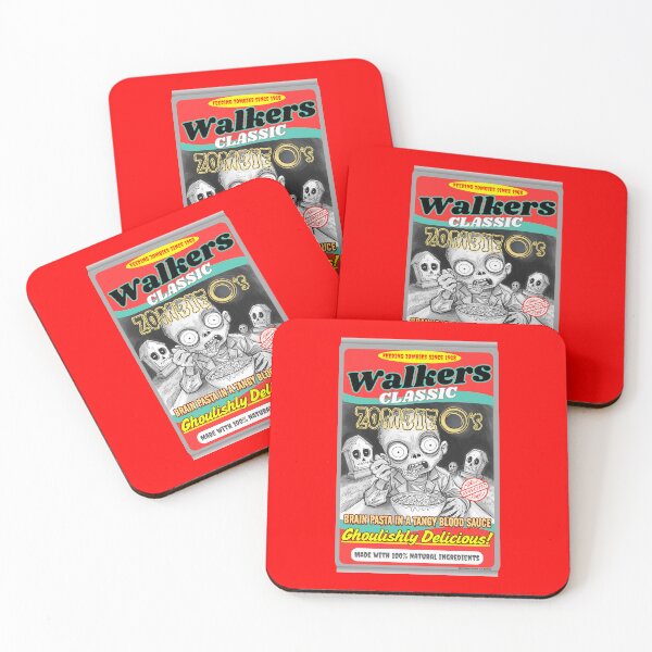 Item preview, Funny Horror | Walkers Classic Zombie O's Feeding Zombies Since 1968 Brain Pasta Blood Sauce Ghoulishly Delicious designed and sold by theflandonian.