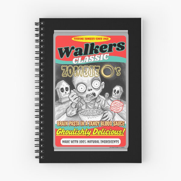Item preview, Funny Horror | Walkers Classic Zombie O's Feeding Zombies Since 1968 Brain Pasta Blood Sauce Ghoulishly Delicious designed and sold by theflandonian.