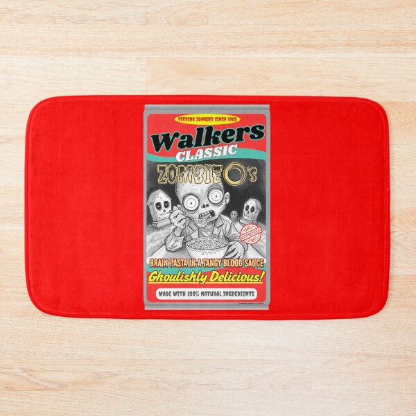 Item preview, Funny Horror | Walkers Classic Zombie O's Feeding Zombies Since 1968 Brain Pasta Blood Sauce Ghoulishly Delicious designed and sold by theflandonian.