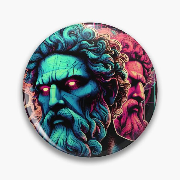 Artikelvorschau, 075 - Cyberpunk greek Hades entworfen und verkauft von GoLayout.