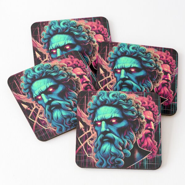 Artikelvorschau, 075 - Cyberpunk greek Hades entworfen und verkauft von CyberGlow Designs.