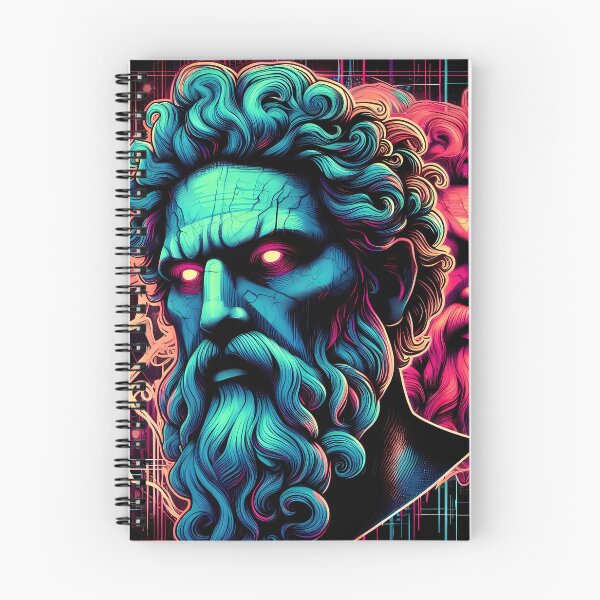 Artikelvorschau, 075 - Cyberpunk greek Hades entworfen und verkauft von GoLayout.