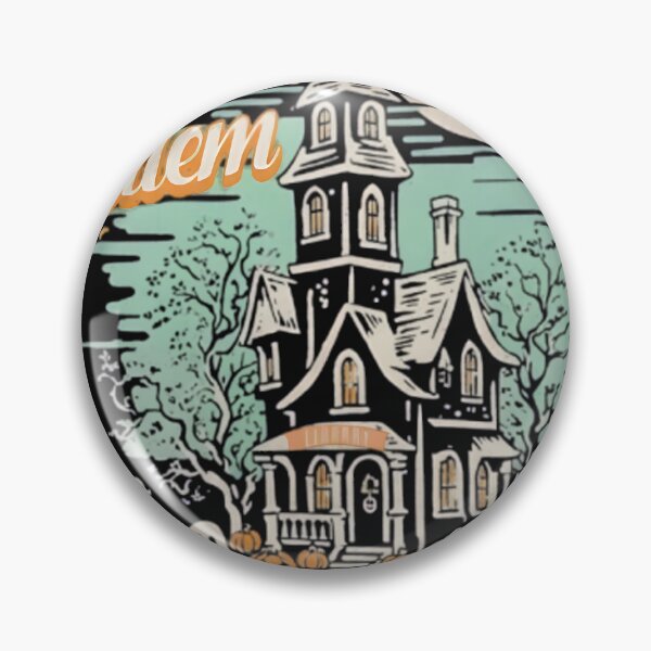 Item preview, Salem Haunted Library Shirt – Vintage Halloween Massachusetts Tee designed and sold by Zeraels.