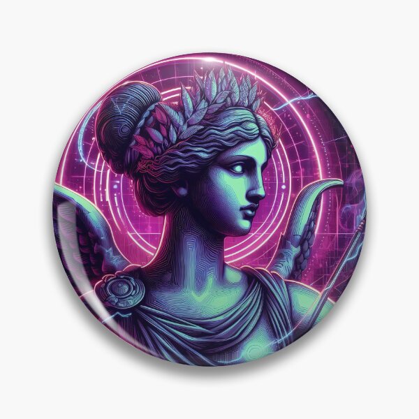 Item preview, 0746- Cyberpunk greek Hebe designed and sold by GoLayout.