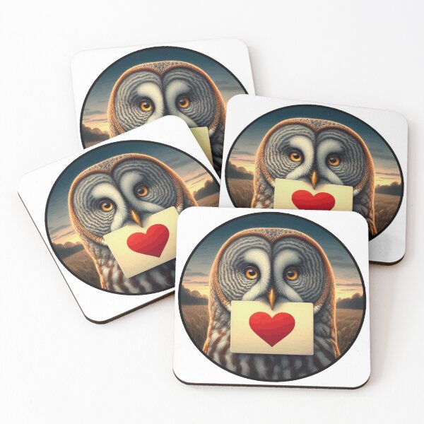 Item preview, Love Letter From a Grey Owl designed and sold by SNORZIE.