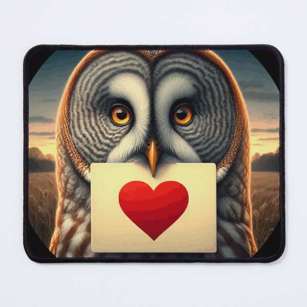 Item preview, Love Letter From a Grey Owl designed and sold by SNORZIE.