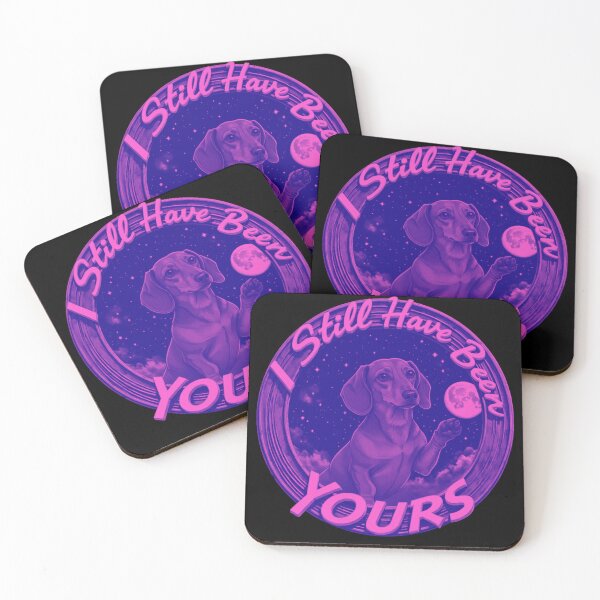Item preview, Dachshund Under Moonlight With Loving Quote designed and sold by e-camelleone.