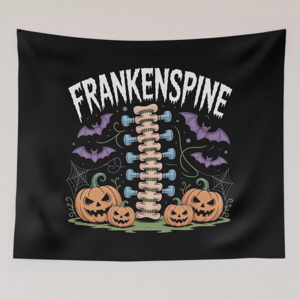 Item preview, FrankenSpine Funny Osteopathy Halloween designed and sold by osteopath shop.