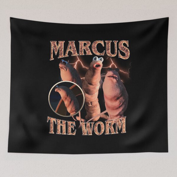 Item preview, Marcus The Worm Funny Memes Bootleg designed and sold by modoodles357.