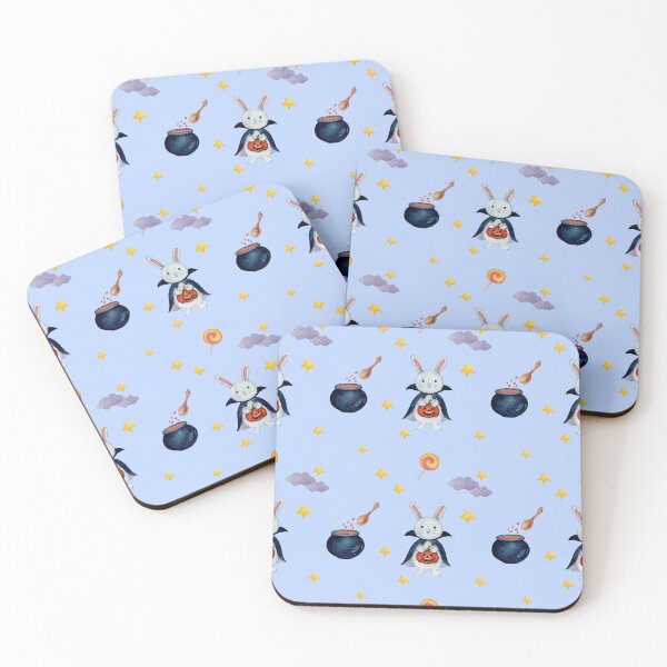 Item preview, Cute Halloween Bunny Seamless Pattern designed and sold by thanratdesign.