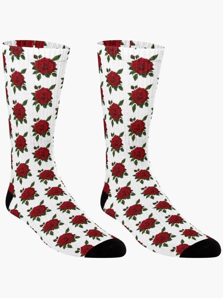 Thumbnail 3 of 5, Socks, RED ROSE designed and sold by lumar23.