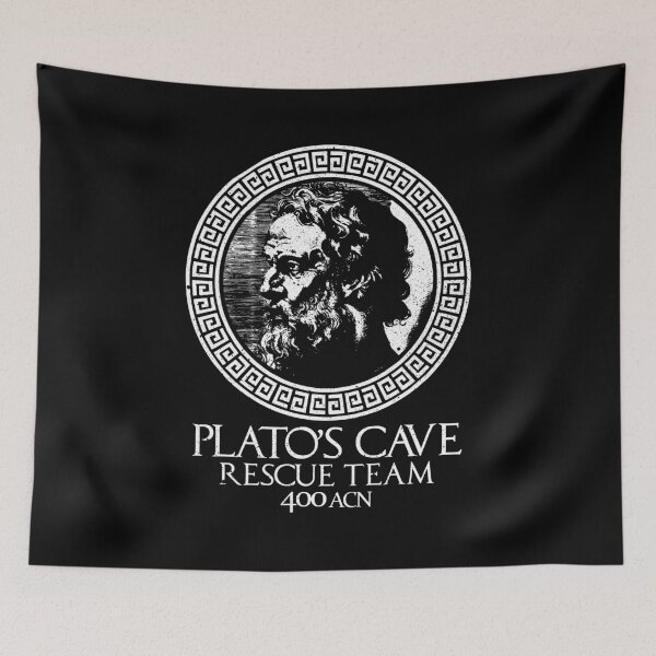 Item preview, Plato's Cave Rescue Team - Ancient Greek Plato Philosophy Gift designed and sold by xhearalisa.