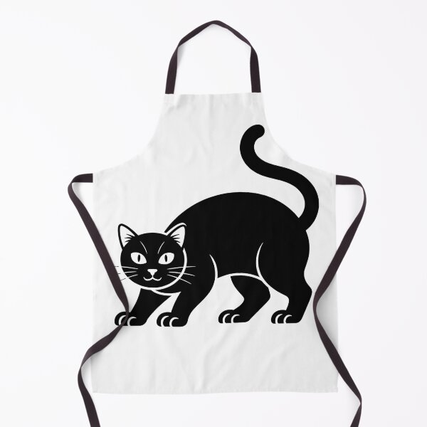 Item preview, Minimal Black Cat Silhouette designed and sold by sandrahofer-art.