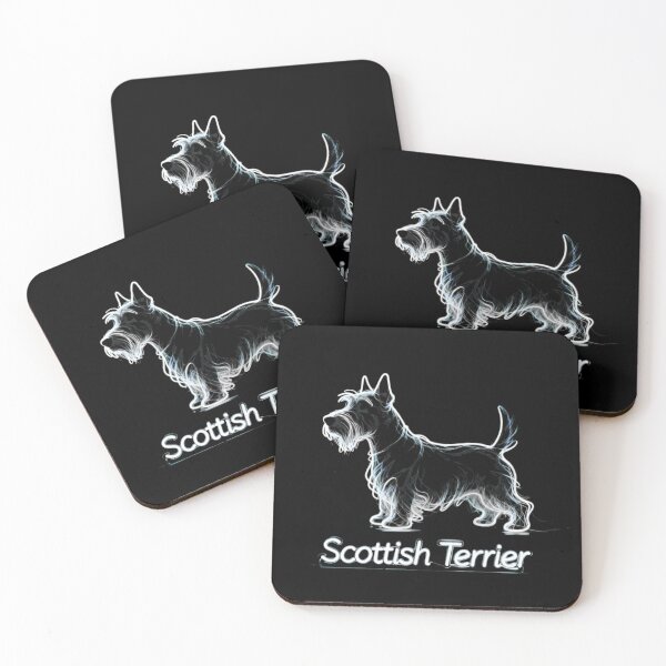 Artikelvorschau, Neon Scottish Terrier entworfen und verkauft von forget45studio.