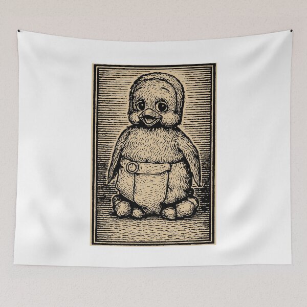 Item preview, Orville the Duck — Woodcut Horror Edition designed and sold by ChickenFund.