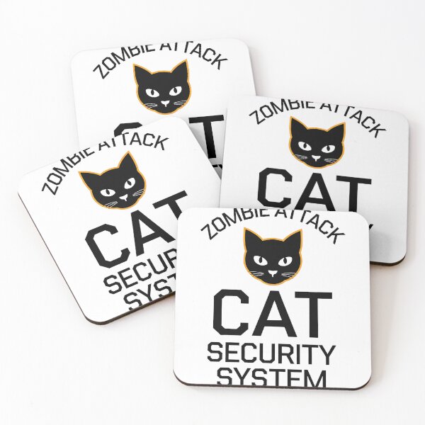 Item preview, Zombie Attack Cat Security System designed and sold by sandrahofer-art.