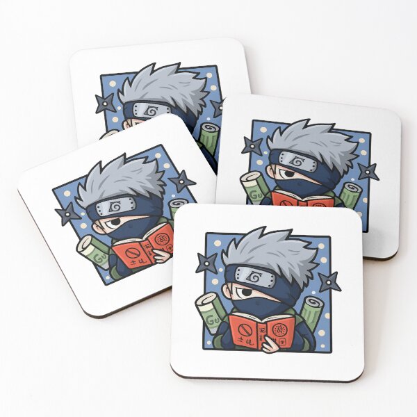 Item preview, Chibi Kakashi Hatake Reading Scrolls | Cute Naruto Anime Ninja Fanart designed and sold by nighto-0W.
