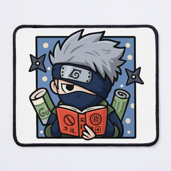 Item preview, Chibi Kakashi Hatake Reading Scrolls | Cute Naruto Anime Ninja Fanart designed and sold by nighto-0W.