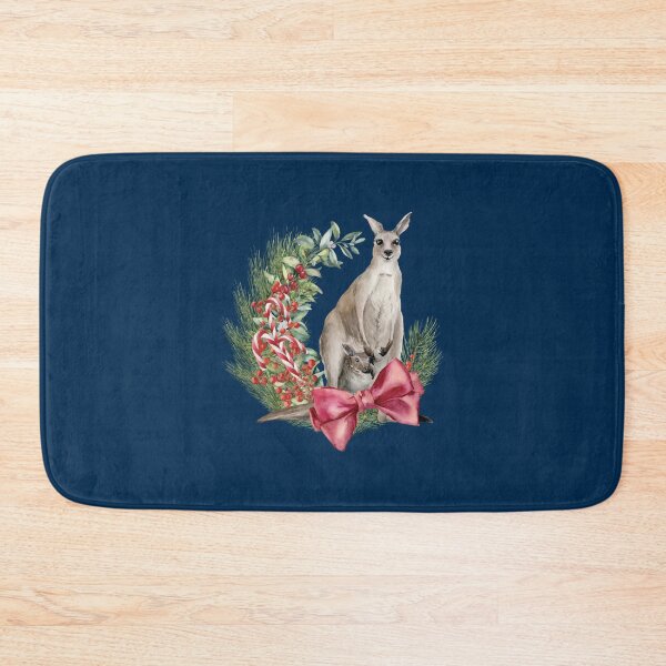 Item preview, An Australian Christmas - Kangaroo Illustration designed and sold by JeffreyWeissnat.