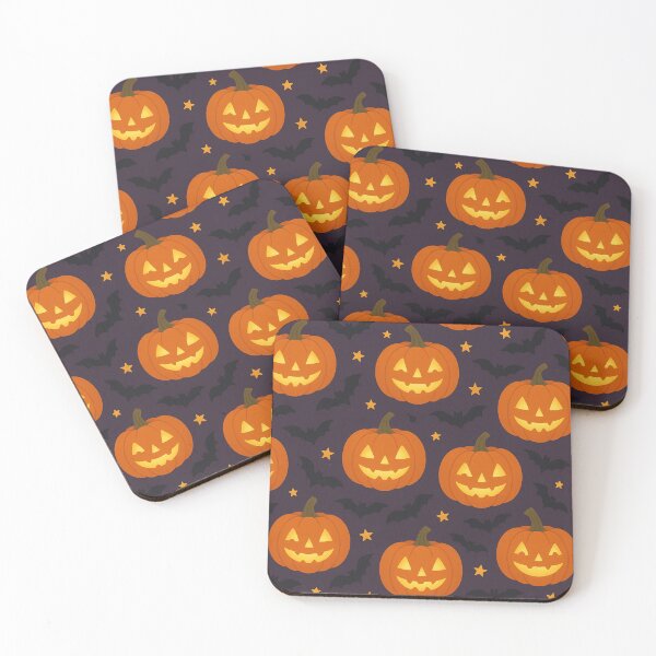 Item preview, Spooky Pumpkins Pattern designed and sold by Signal and Ink.