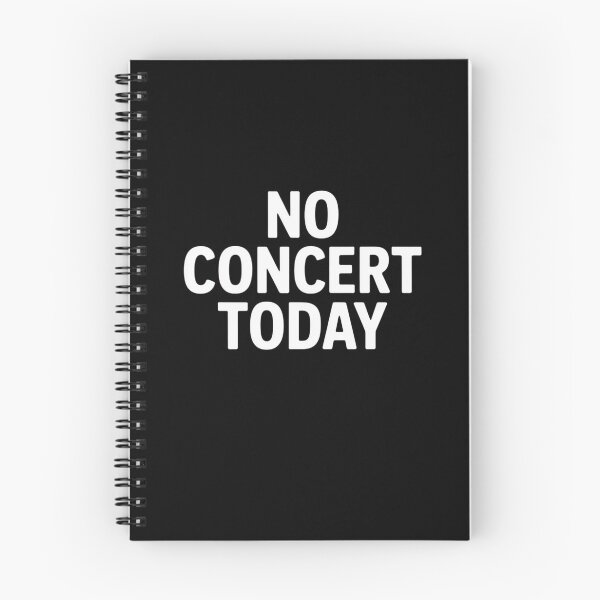 Item preview, No concert today designed and sold by Mateusz Majcherek.