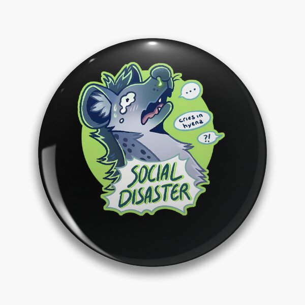 Item preview, Hy.ena Soc.ial Disas.ter  designed and sold by edwardsskyla.
