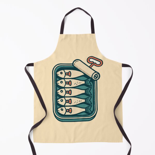 Item preview, Retro Sardine Tin Illustration — Vintage Sardine Can Art Print & Sticker designed and sold by SeoulInkSoul.