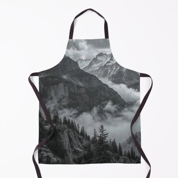Item preview, Black & White Canadian Rocky Mountain Landscape designed and sold by ShadeScapeArt.