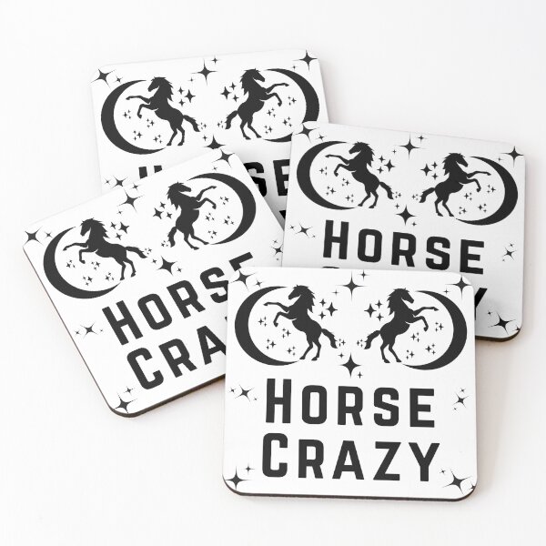 Item preview, Horse Crazy Sticker and Gifts - Equine, Equestrian, Horse lovers designed and sold by Ishtar Park Equine Shop.
