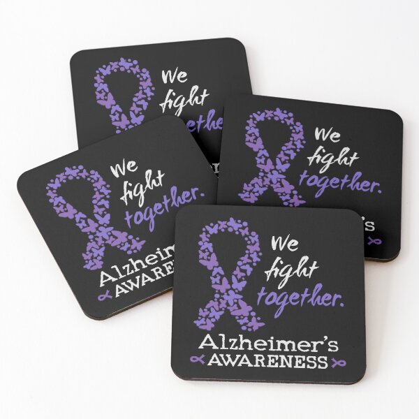 Item preview, We fight together - Alzheimer awareness designed and sold by HandicraftArt.