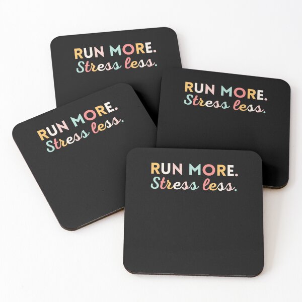 Item preview, Cute Run more. Stress less. runner running lover athlete designed and sold by snowry.