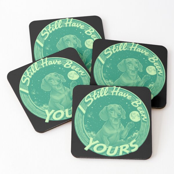 Item preview, Dachshund Under Moonlight With Loving Quote designed and sold by e-camelleone.