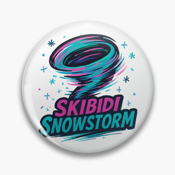 Item preview, Skibidi Snowstorm Winter Meme designed and sold by Raluk.