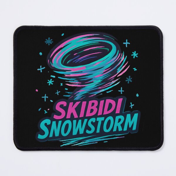 Item preview, Skibidi Snowstorm Winter Meme designed and sold by Raluk.