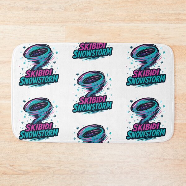 Item preview, Skibidi Snowstorm Winter Meme designed and sold by Raluk.