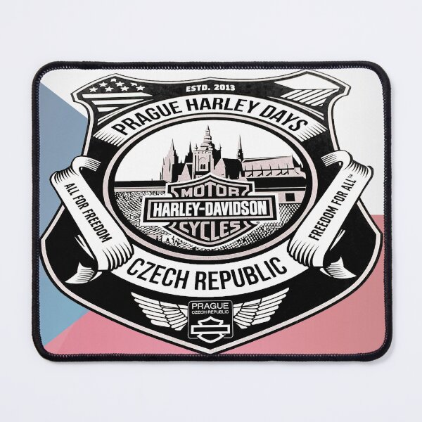 Item preview, Prague Harley Days With Czech Flag Graphic designed and sold by Rick Cooper Photography.