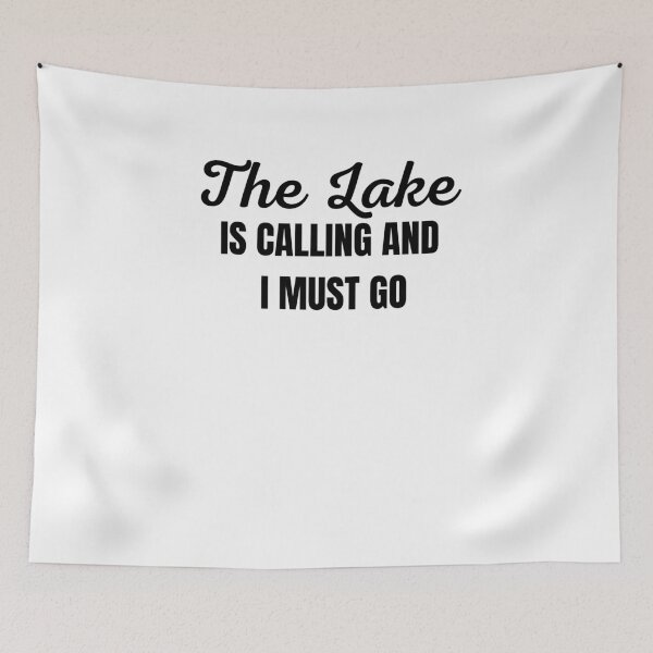 Item preview, The Lake is calling and I must go funny cool Lake boating designed and sold by snowry.