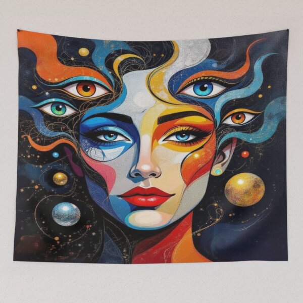 Item preview, Cosmic Vision – More than a face, more than a feeling. Multieyes, Multilayers, Multiverse designed and sold by FotoworldEdel.