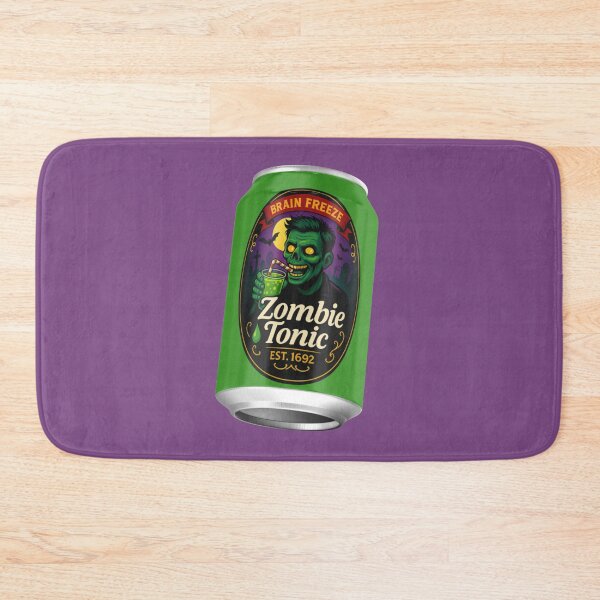 Item preview, Zombie Tonic Can – Brain Freeze Halloween Drink Design designed and sold by artecomm.