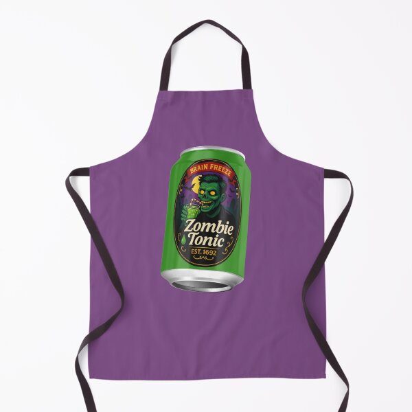 Item preview, Zombie Tonic Can – Brain Freeze Halloween Drink Design designed and sold by artecomm.