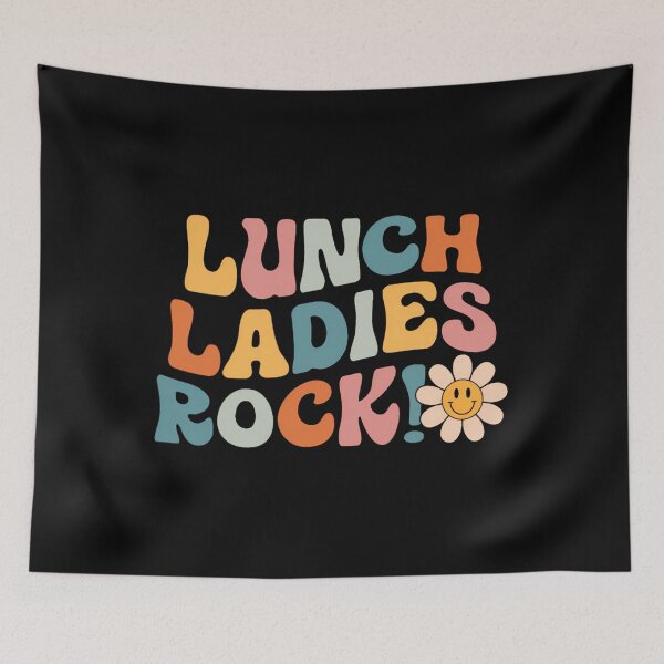 Item preview, Lunch Ladies Rock! - Retro Lunch Ladies Squad Cafeteria Crew 		 designed and sold by epngnkaq33.