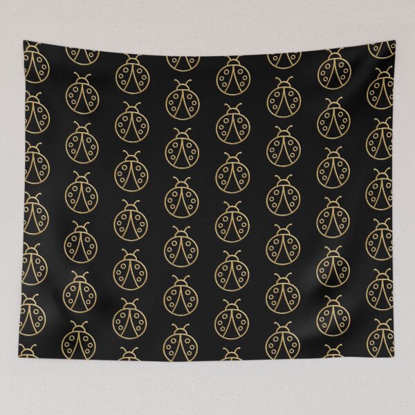 Item preview, Golden Ladybug Minimalist Line Art – Cute e Elegant designed and sold by imperiumpublicitario .