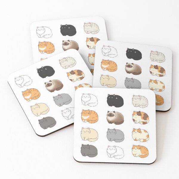 Item preview, Cute Cat Gallery of Whiskered Friends designed and sold by 0606PM.