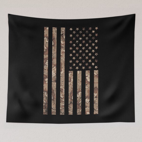 Item preview, Desert Camo American Flag Military	 designed and sold by japjtsyw49.