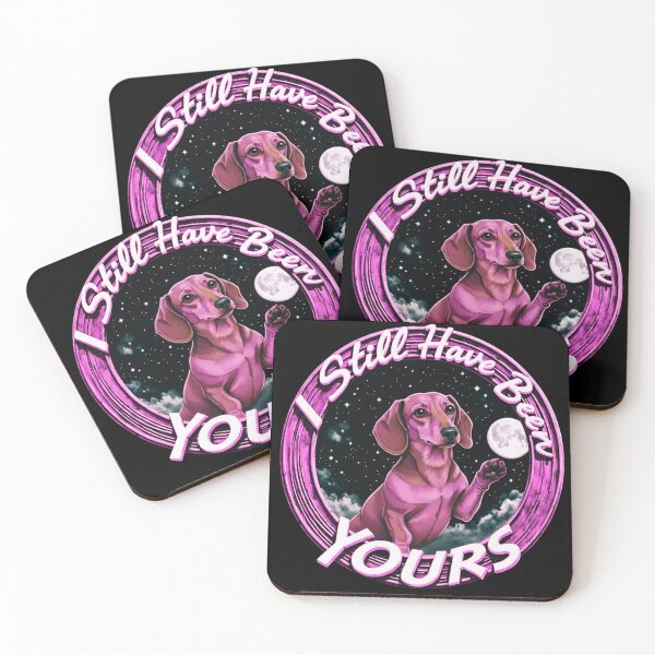 Item preview, Dachshund Under Moonlight With Loving Quote designed and sold by e-camelleone.