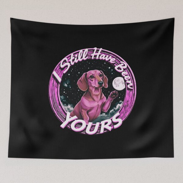 Item preview, Dachshund Under Moonlight With Loving Quote designed and sold by e-camelleone.