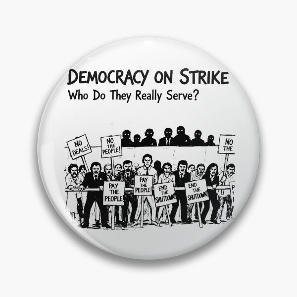 Item preview, Black and White Civil Unrest with Bold Protest Signs designed and sold by SplashTastic.