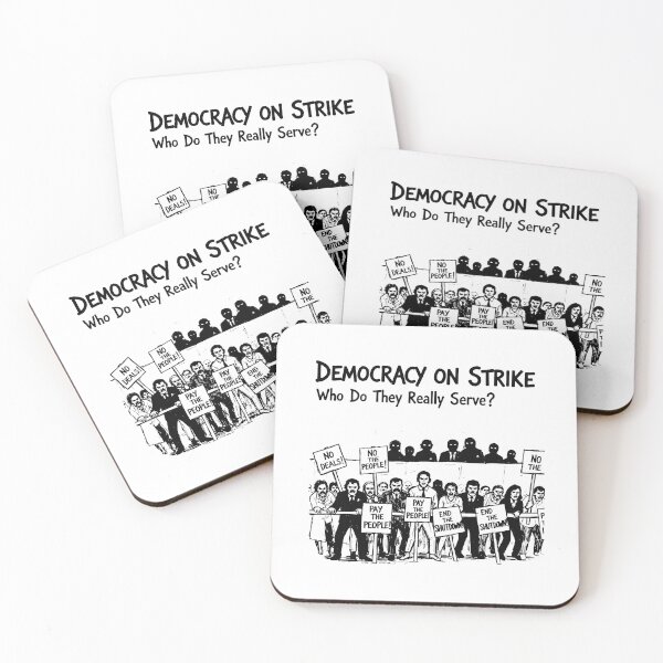 Item preview, Black and White Civil Unrest with Bold Protest Signs designed and sold by SplashTastic.