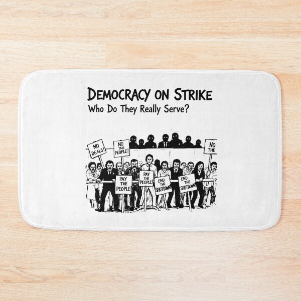 Item preview, Black and White Civil Unrest with Bold Protest Signs designed and sold by SplashTastic.