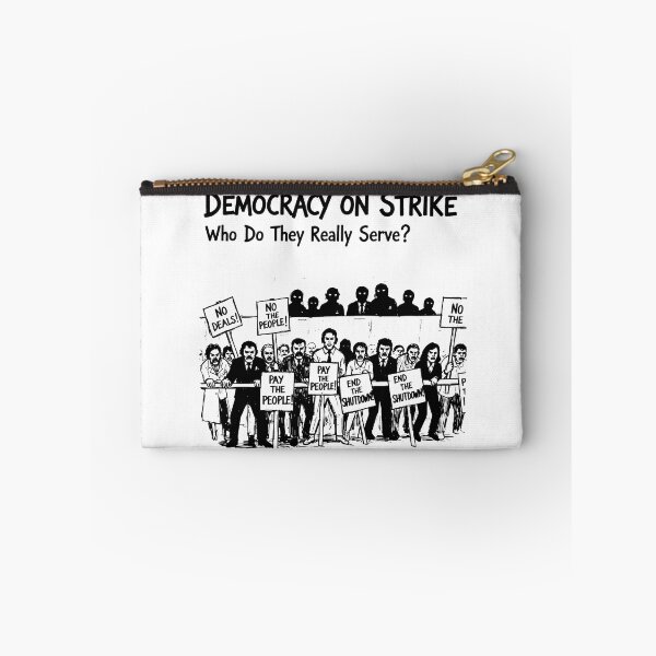 Item preview, Black and White Civil Unrest with Bold Protest Signs designed and sold by SplashTastic.